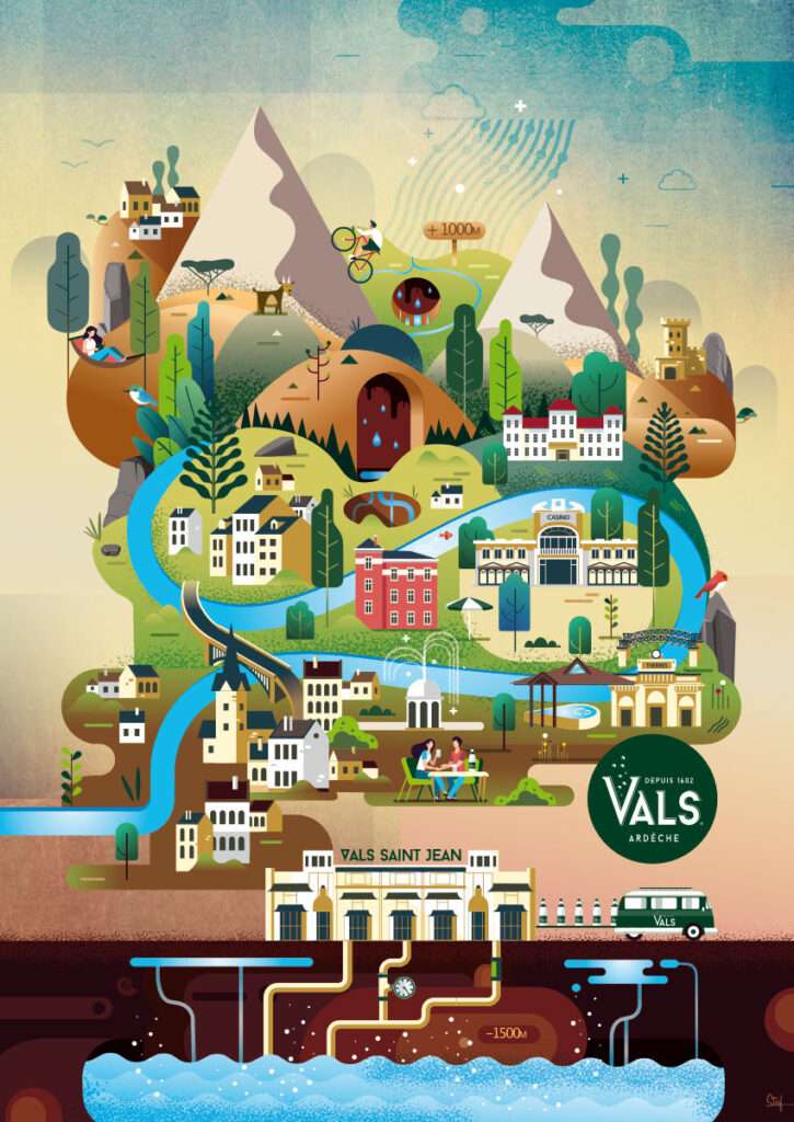 Accueil montagne ardeche eau sources vals