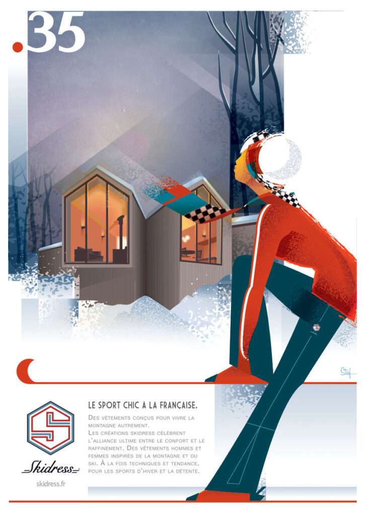 Accueil chalet montagne mode sports hiver